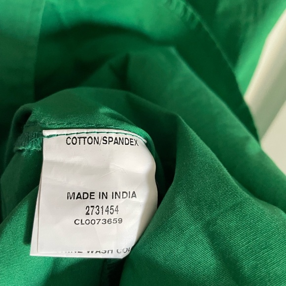 💚GUC Eshakti Sleeveties Cotton Poplin Shirtdress in Verdigris Green 💚 - Picture 4 of 5